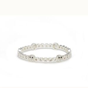 NIB Lisa Gozlan Happy Face bracelet mixer silver